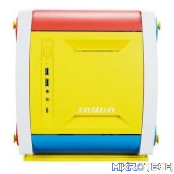 InWin Explorer RGB Modular Tempered Glass Mini-Tower Mini-ITX Case  Justice White - Image 4
